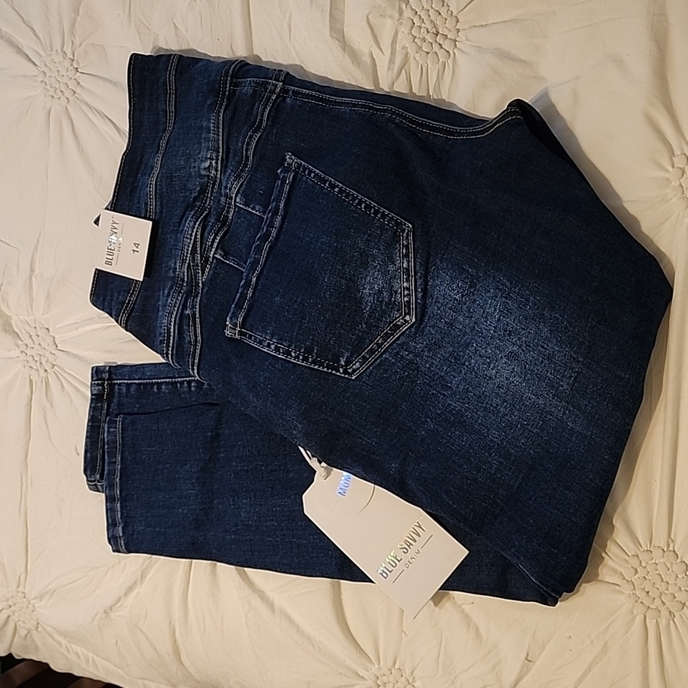 Blue jeans skinny